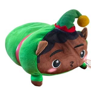 NWT Moosh Moosh Jangle Christmas Elf Pillow Stuffed animal Plush toy holiday
